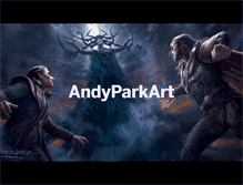 Tablet Screenshot of andyparkart.com